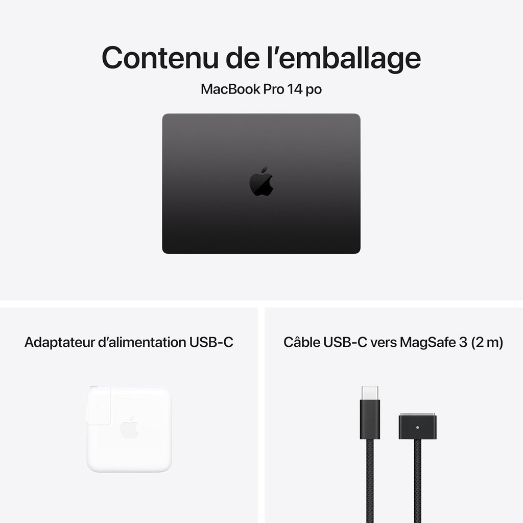 Apple 2024 MacBook Pro with Apple M4 Pro Chip (14-inch, 24GB RAM, 512GB SSD Storage) Space Black (Renewed)